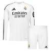 Maillot à Manches Longues Real Madrid Domicile 2024-25 Pour Enfant